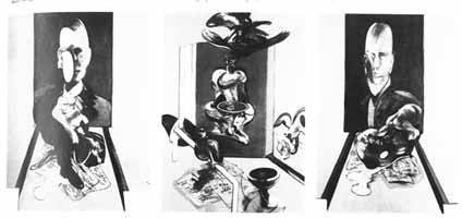 F. Bacon. Triptych, 1976.